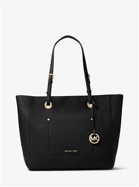 michael kors tasche blsi|Michael Kors leather tote.